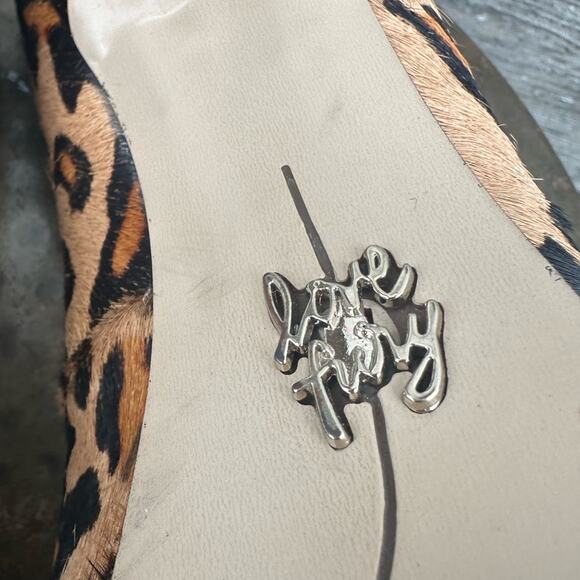 NINE WEST brown and tan leather leopard print pumps heels #animalprint - Picture 10 of 12
